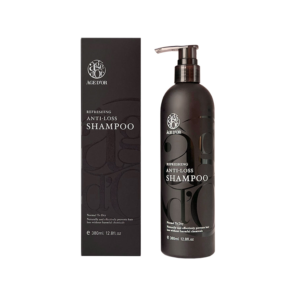 ANTI-LOSS SHAMPOO NORMAL TO DRY (380ml) -Gently cleanses and strengthens the hair-No harmful chemical compositions added