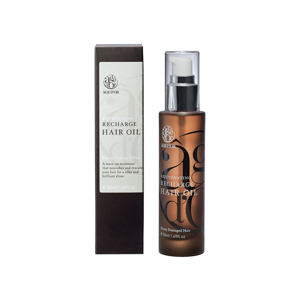 RECHARGE HAIR OIL (50ml)-Reduce frizz-gives the hair a silky look-No harmful chemical compositions added